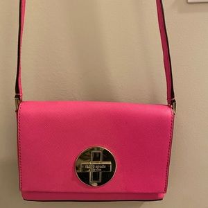 Pink Kate spade crossbody bag